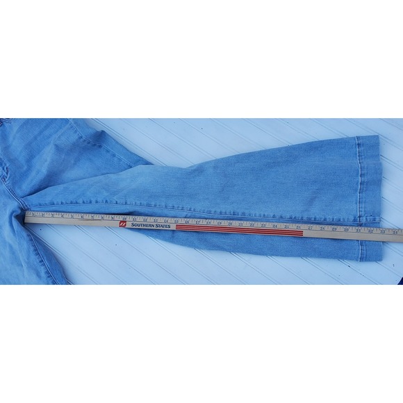 Judy Blue Wide Leg Fit Light Wash Braided Waistband Jean Size 13/31 Style #88332 - Picture 3 of 10